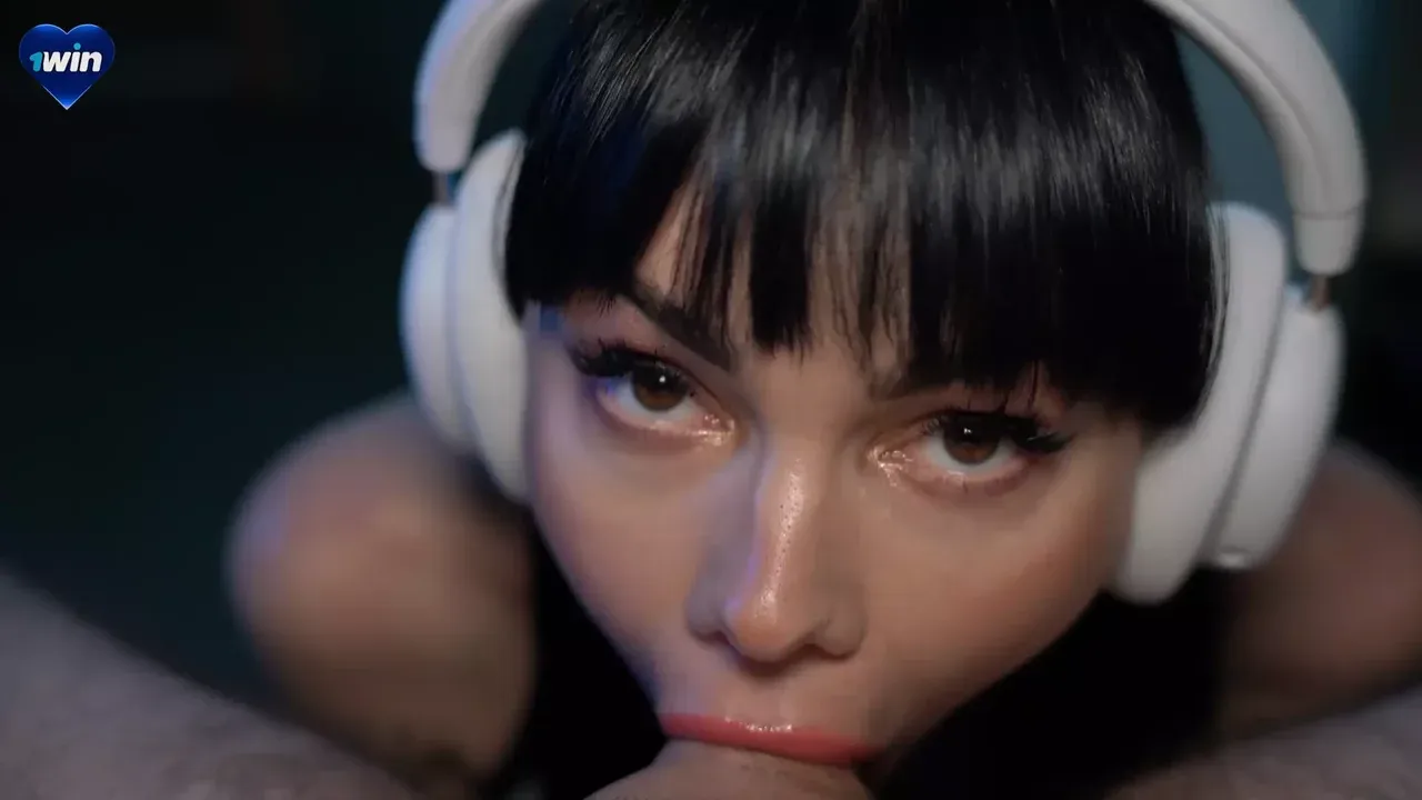 Cum in the Mouth of a Glamorous Gamer