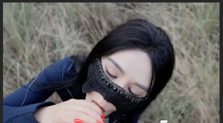 Busty Older Sister Deepthroats in the Wild then Gets Creampie