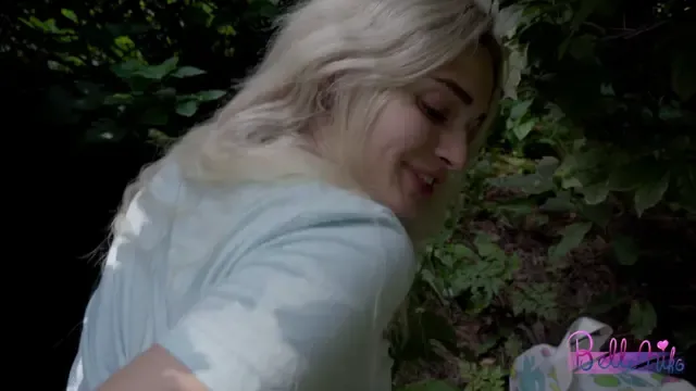 Using money to buy beautiful girls in the forest