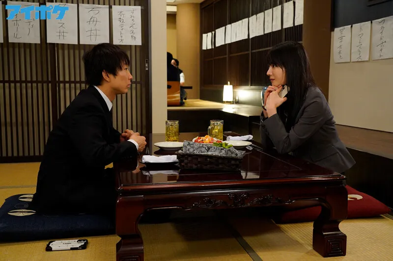 Passionate lovemaking with a female colleague all night during a storm