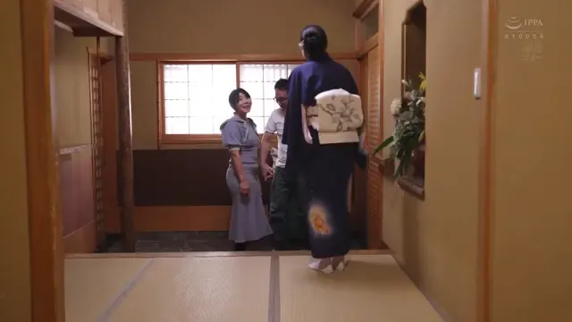 The naughty landlady pleasing her guests