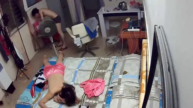 Hack the bedroom camera of a couple of students living together