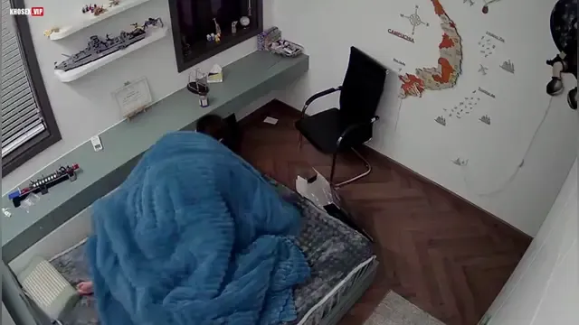 Hacking the camera to watch the couple have great sex in the room