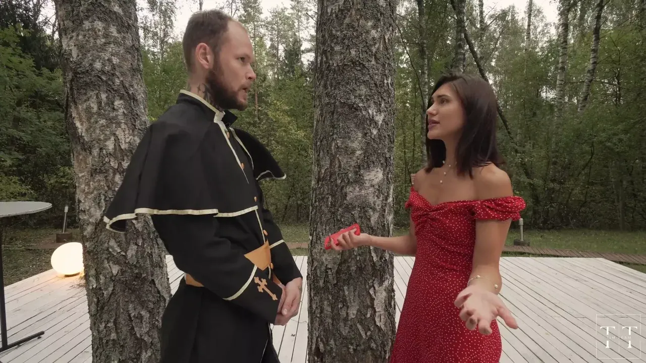Fucking Weddingpart 3holy Father Bangs Bridesmaid Right before the Wedding
