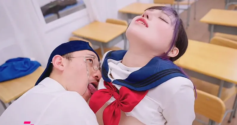 Innocent Schoolgirl Trained by Senior