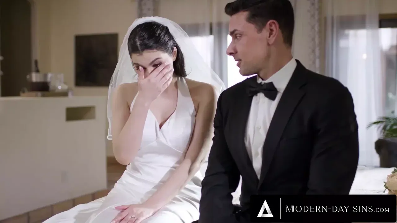 Groomsman Assfucks Best Buddys Wife Valentina Nappi in Marital Bed on Weddin