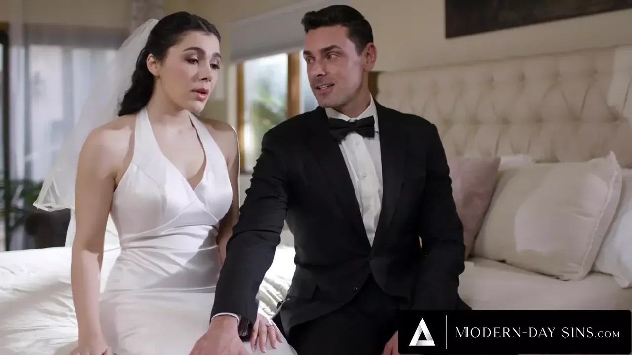 Groomsman Assfucks Best Buddys Wife Valentina Nappi in Marital Bed on Weddin