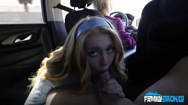 Secretly fucking a slutty sister behind the stepmothers back