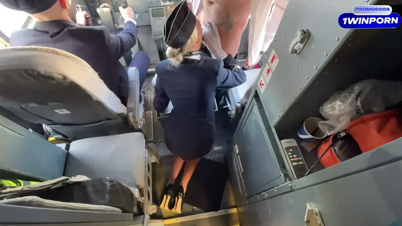 Newbee Flight Attendant have to Please both Pilots Right in the Cockpit