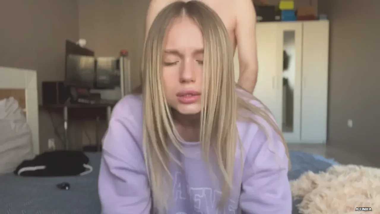 Cutie Shows Her Body and Helps Her Boyfriend Cum after Passionate Sex