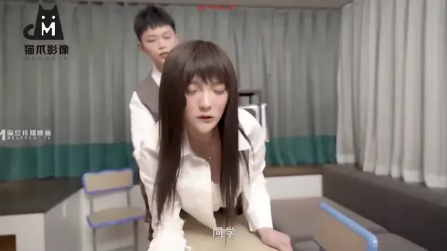 Going to a fortune teller the female student gets hypnotized and then fucked