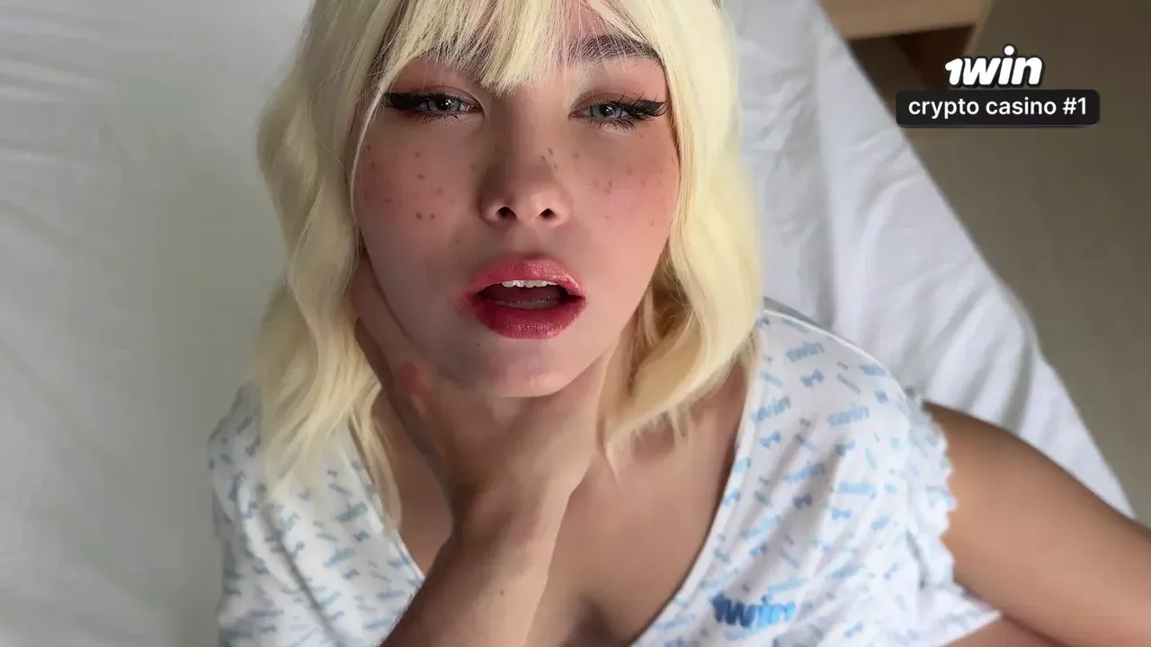 Asian Blonde is Covered in Cum