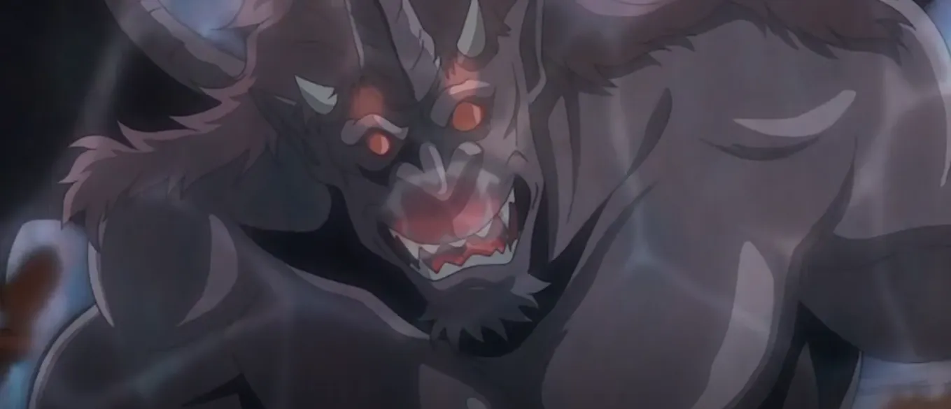 Ingrid and the burning fall contract in the demon doctors hands
