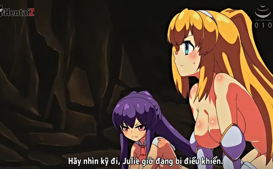 The female knight Aria was raped by a monster