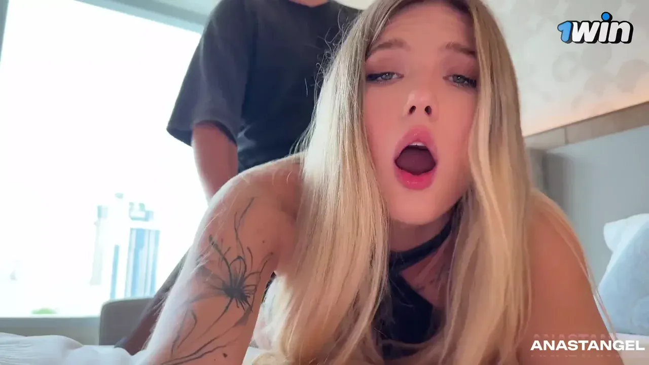 Hard Fast Fuck with Slutty Blonde with Big Boobs in Hotel Room - Pov