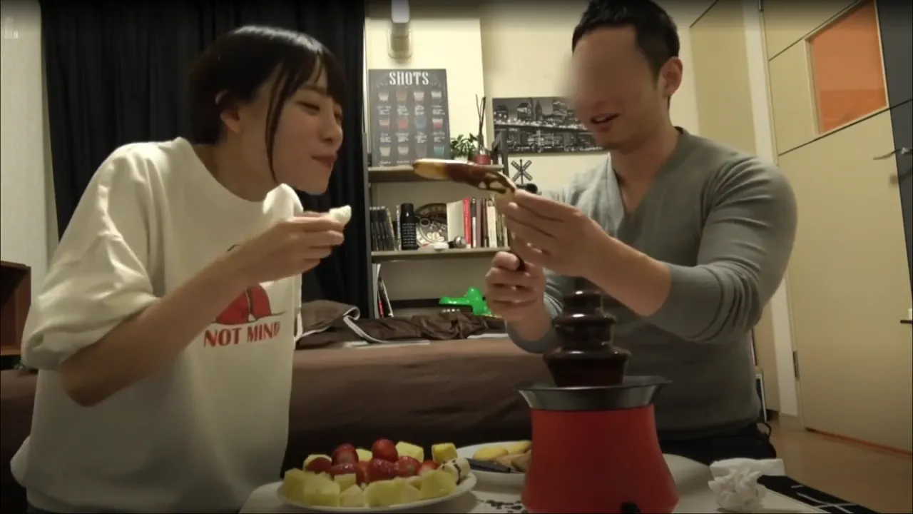 Cooking with her and having blissful sex