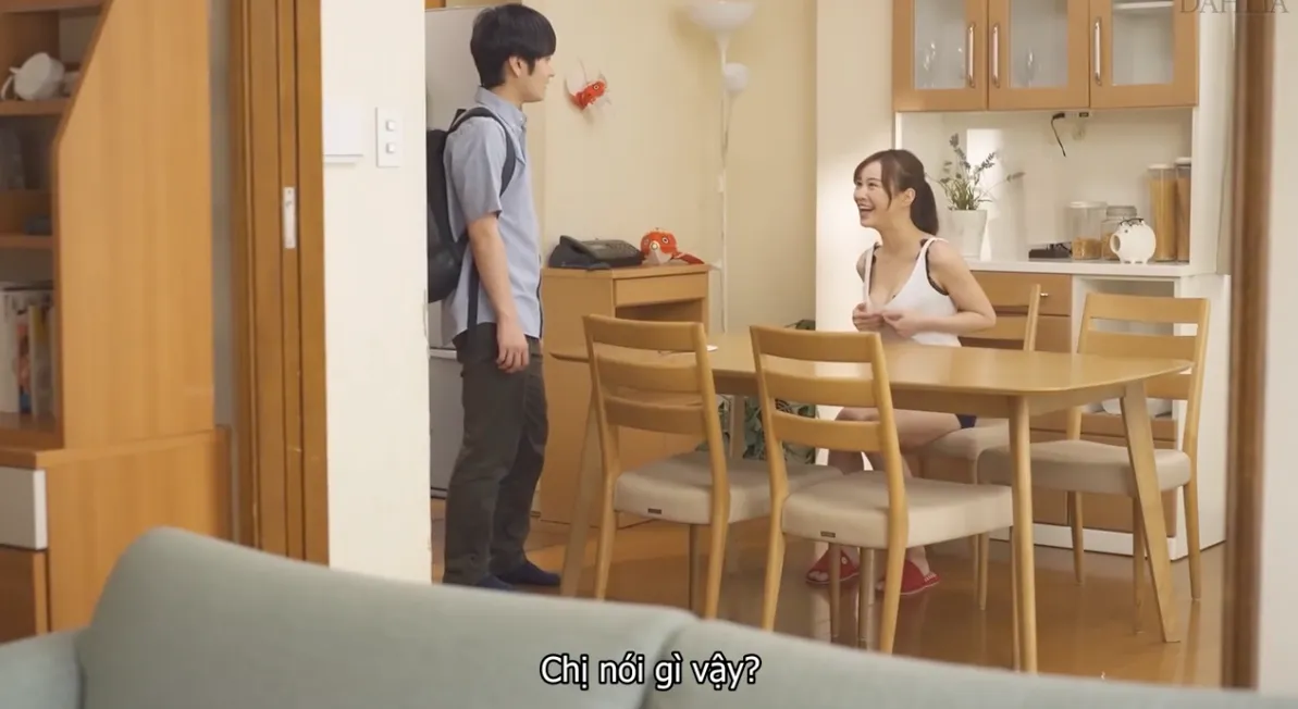 Ashina Honoka Step Sister Tempts Brother With Big Tits