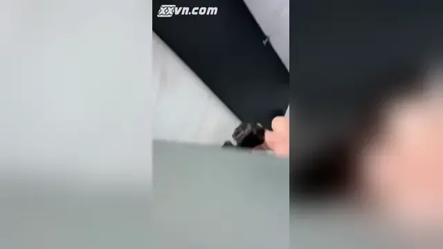 Sneaking a video of a couple having sex in the bar restroom