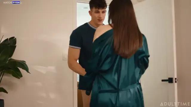 Dad sleeps soundly while the naughty son f s the stepmother
