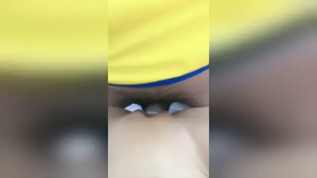 The naughty student flirts with delivery guy Bee
